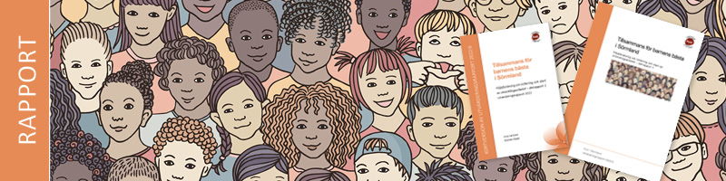 En illustration på många barn och framsidorna till rapport och kortversion