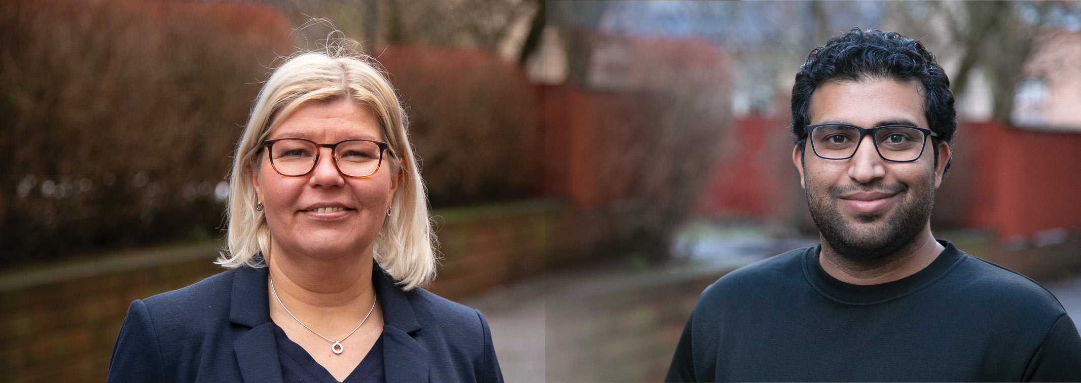 Lisa Sund utomhus på vintern, foto L Stenbrink