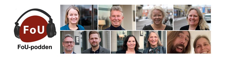 Föreläsare i poddavsnittet från forskardagen om Nära vård i Sörmland