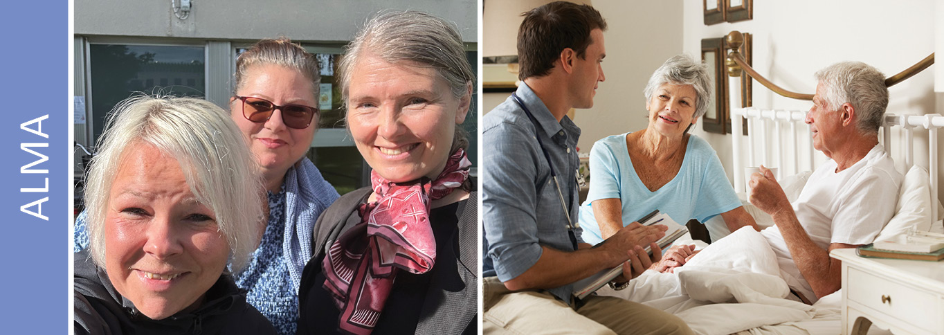 Bild som illustrerar akut mobilt team och projektgruppen