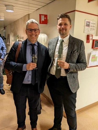 Mattias Damberg och Johnny Pellas
