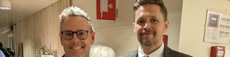 Mattias Damberg och Johnny Pellas, fotograf Susanne Nygård