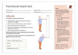 Bild på flyern Functional reach