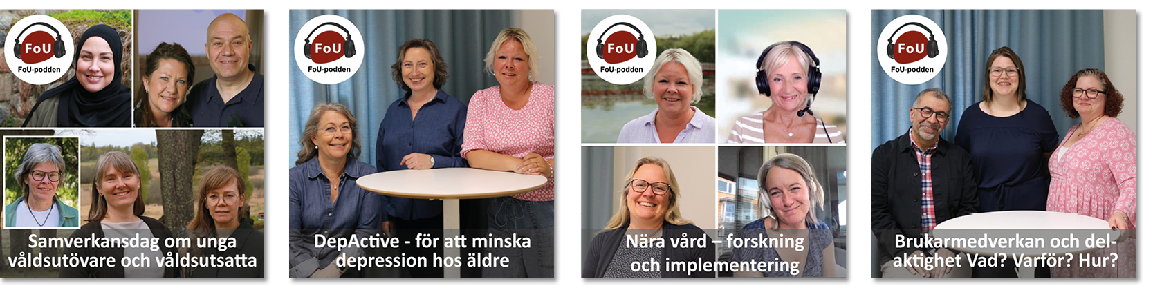 Poddloggan och deltagarna i avsnittet 