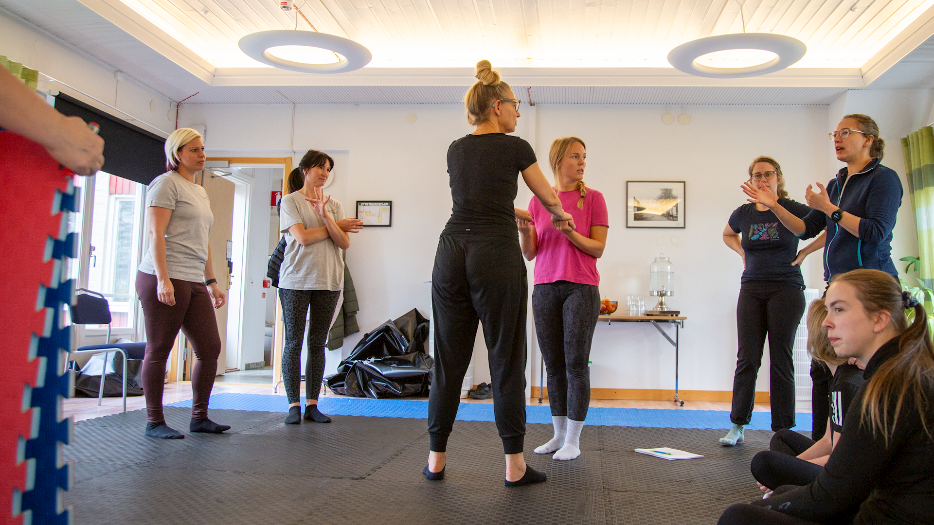 Fysioterapeuter på FallFitnessutbildning